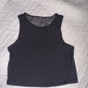 lululemon athletica Black Crop Top